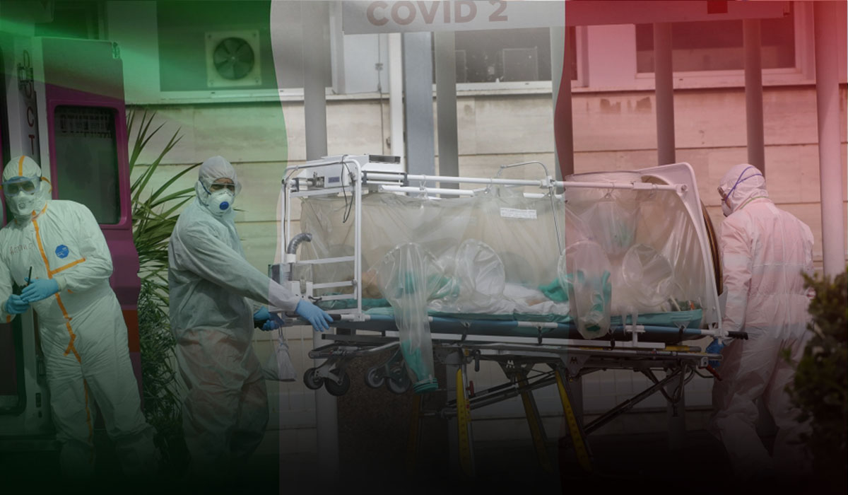 Italy’s death toll climbs above 7,000 but new cases declines for the fourth day in a row