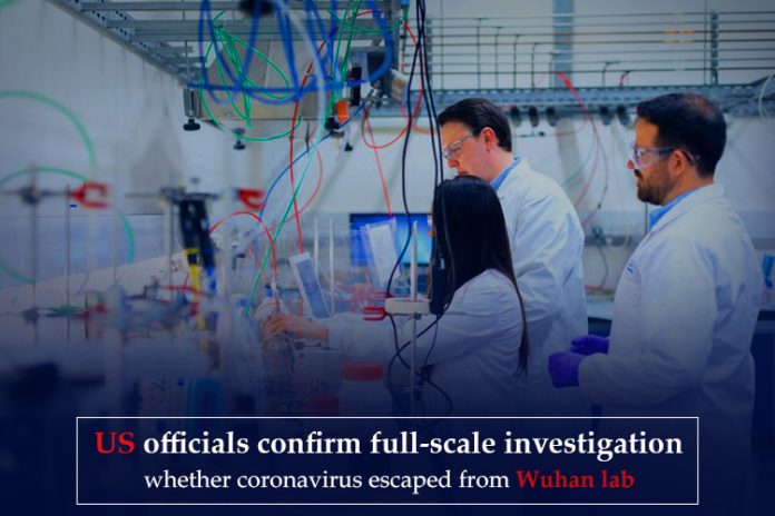 U.S. official inspecting whether Coronavirus emerged from Wuhan lab