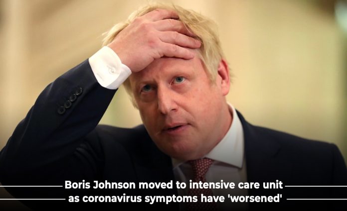 Boris Johnson shifted to intensive care unit after his condition worsened