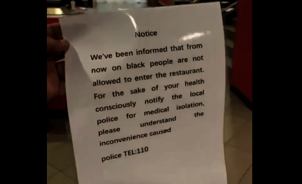 McDonald's China regrets for banning black community from a store