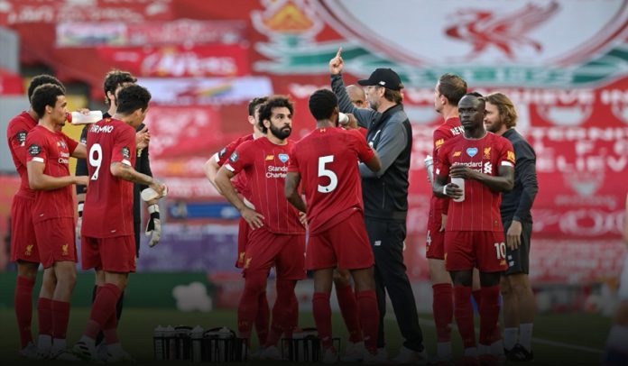 Record breaking season: Liverpool claimed the top-flight title in Premier League