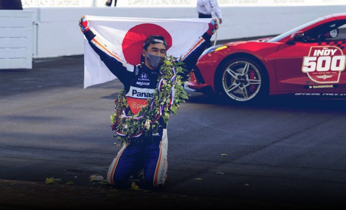 Takuma Sato, once again, won the race in 4 years