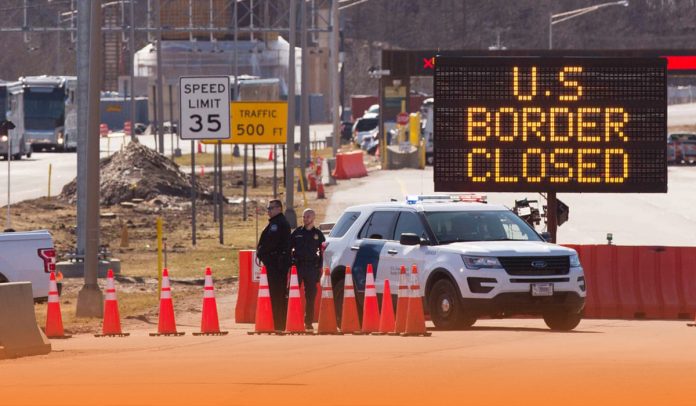 Border crossings ramped up seventy percent earlier month