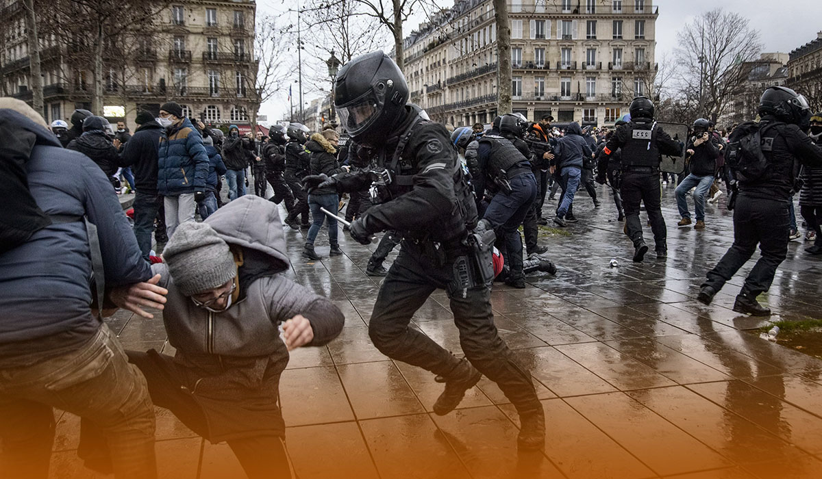 France Dealing with Thousands of Protests Against New Inoculation Measures