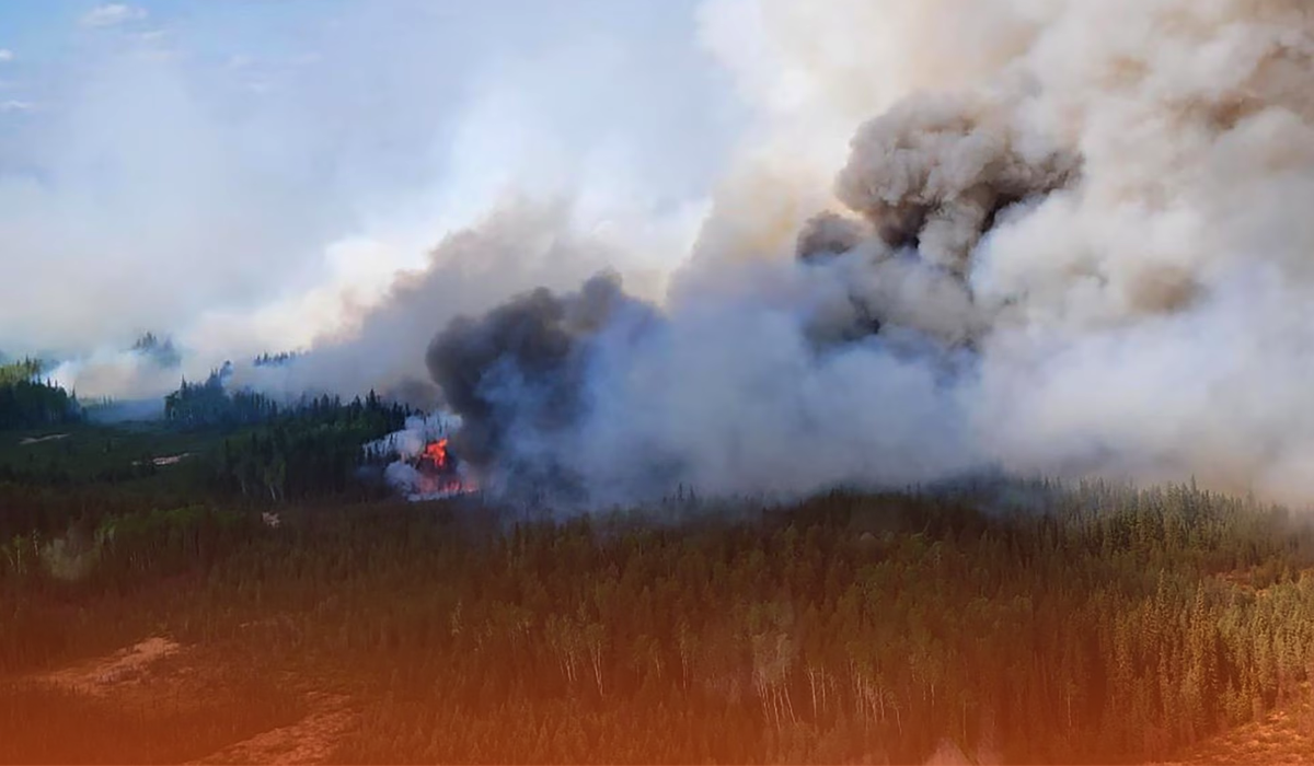 Ferocious Canadian Wildfire Caused Helicopter Crash, Killing a Pilot