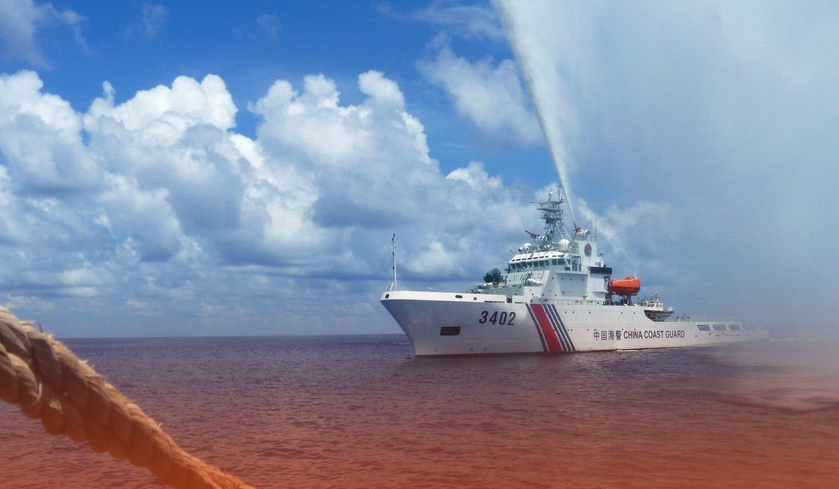 Chinese Vessel Fired Water Cannon On Philippine Boat